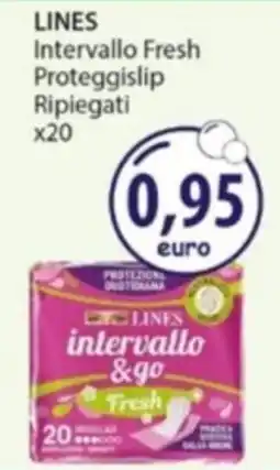 Acqua & Sapone LINES Intervallo Fresh Proteggislip Ripiegati offerta