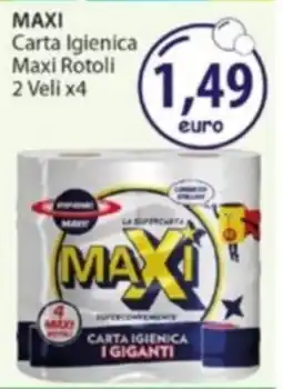 Acqua & Sapone MAXI Carta Igienica Maxi Rotoli 2 Veli x4 offerta