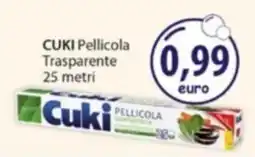 Acqua & Sapone CUKI Pellicola Trasparente 25 metri offerta