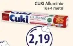 Acqua & Sapone CUKI Alluminio 16+4 metri offerta