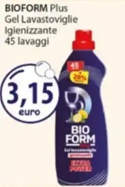 Acqua & Sapone BIOFORM Plus Gel Lavastoviglie Igienizzante offerta
