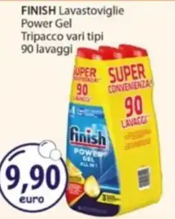 Acqua & Sapone FINISH Lavastoviglie Power Gel Tripacco offerta
