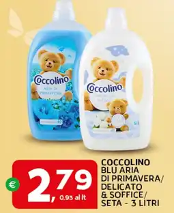 Extra Supermercati Coccolino blu aria di primavera/ delicato & soffice/ seta offerta