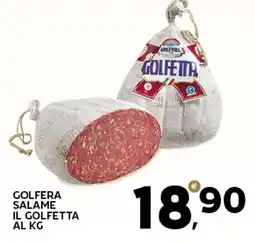 Extra Supermercati Golfera salame il golfetta offerta