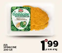 Extra Supermercati AIA spinacine offerta