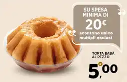 Extra Supermercati Torta babà al pezzo offerta