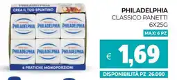 Eté Philadelphia classico panetti offerta