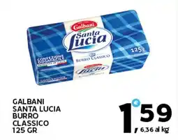 Extra Supermercati Galbani santa lucia burro classico offerta