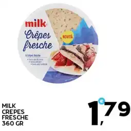 Extra Supermercati Milk crepes fresche offerta