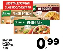 Extra Supermercati Knorr dado x 10 offerta