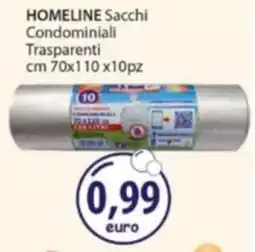 Acqua & Sapone HOMELINE Sacchi Condominiali Trasparenti offerta