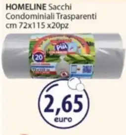 Acqua & Sapone HOMELINE Sacchi Condominiali Trasparenti offerta