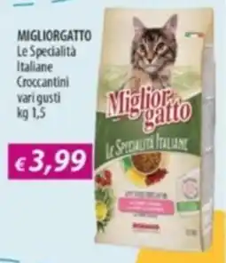 Acqua & Sapone MIGLIORGATTO Le Specialità Italiane Croccantini offerta