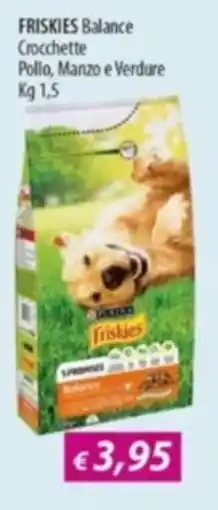 Acqua & Sapone FRISKIES Balance Crocchette Pollo, Manzo e Verdure offerta