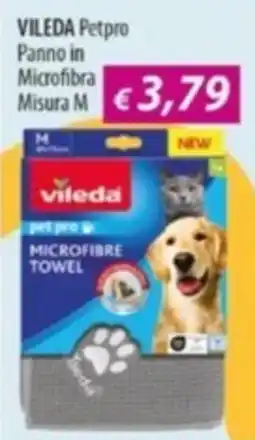 Acqua & Sapone VILEDA Petpro Panno in Microfibra Misura M offerta