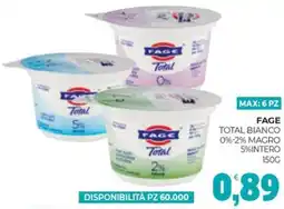 Eté Fage total bianco 0%-2% magro 5%intero offerta
