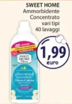 Acqua & Sapone SWEET HOME Ammorbidente Concentrato offerta
