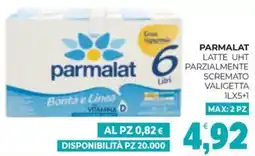 Eté Parmalat latte uht parzialmente scremato valigetta offerta