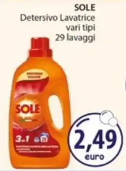 Acqua & Sapone SOLE Detersivo Lavatrice offerta