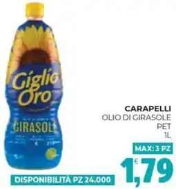 Eté Carapelli olio di girasole pet offerta