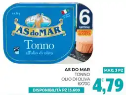Eté As do mar tonno olio di oliva offerta