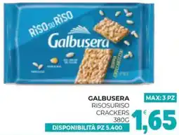 Eté Galbusera risosuriso crackers offerta
