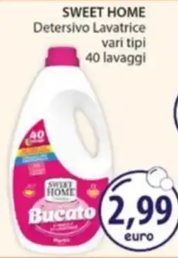 Acqua & Sapone SWEET HOME Detersivo Lavatrice offerta