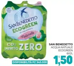 Eté San benedetto acqua natuale ecogreen offerta