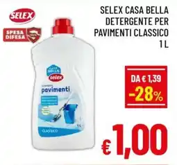 A&O Selex casa bella detergente per pavimenti classico offerta