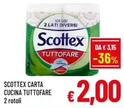 A&O Scottex carta cucina tuttofare offerta