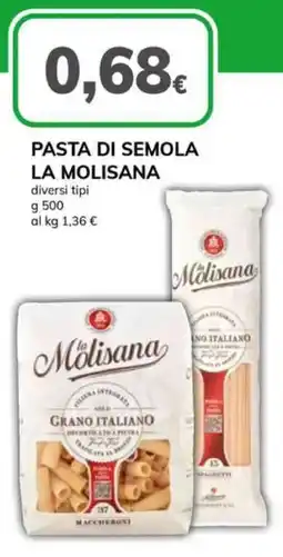 Basko Pasta di semola LA MOLISANA diversi tipi offerta