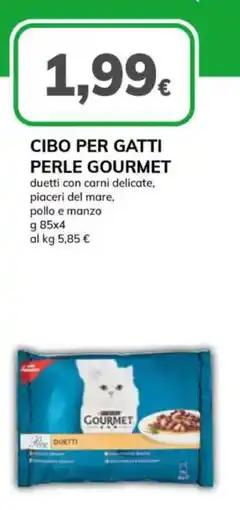 Basko Cibo per gatti perle GOURMET duetti con carni delicate, piaceri del mare, pollo e manzo offerta