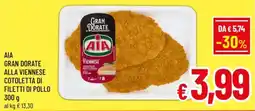 A&O Aia gran dorate alla viennese cotoletta di filetti di pollo offerta