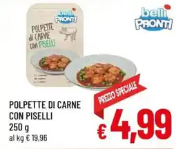 A&O Polpette di carne con piselli offerta