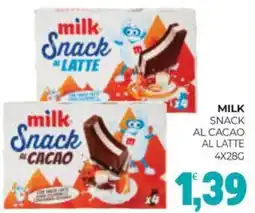 Eté Milk snack al cacao al latte offerta