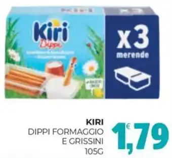 Eté Kiri dippi formaggio e grissini offerta