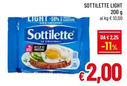 A&O Sottilette light offerta