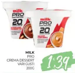 Eté Milk pro crema dessert offerta