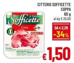A&O Citterio sofficette coppa offerta