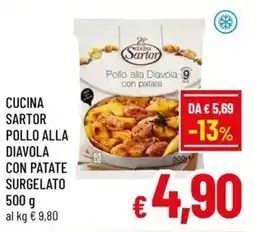 A&O Cucina sartor pollo alla diavola con patate surgelato offerta