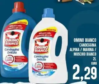 Omino bianco candeggina alpina/marina / muschio bianco