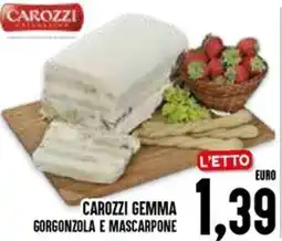 Al Discount Carozzi gemma gorgonzola e mascarpone offerta