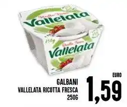 Al Discount Galbani vallelata ricotta fresca offerta
