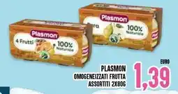 Al Discount Plasmon omogeneizzati frutta offerta