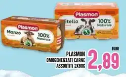 Al Discount Plasmon omogeneizzati carne offerta