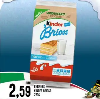 Al Discount Ferrero kinder brioss offerta