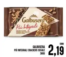 Al Discount Galbusera più integrali crackers segale offerta