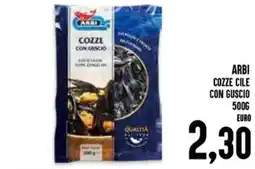 Al Discount Arbi cozze cile con guscio offerta