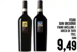 Al Discount Feudi san gregorio fiano avellino / greco di tufo offerta