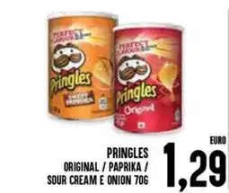 Al Discount Pringles original / paprika / sour cream e onion offerta